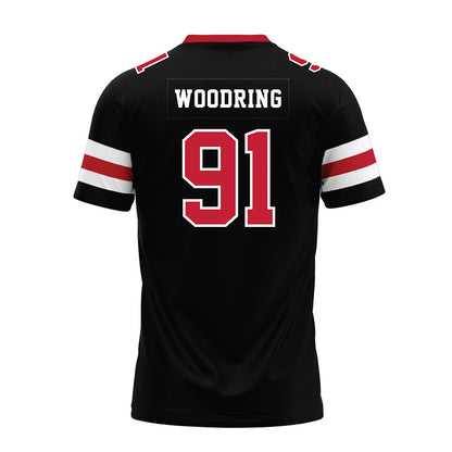 Georgia - NCAA Football : Peyton Woodring - Black Premium Football Jersey-1