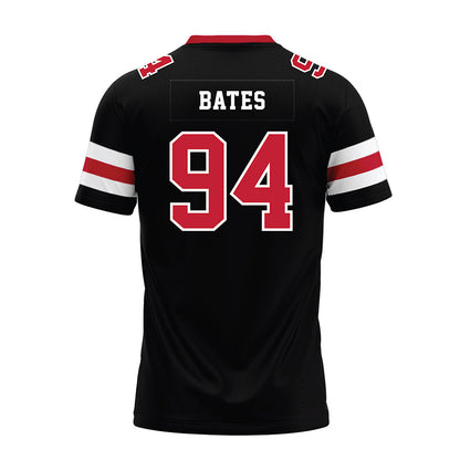 Georgia - NCAA Football : Henry Bates - Black Premium Football Jersey-1