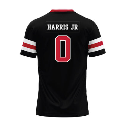 Georgia - NCAA Football : Gabe Harris Jr. - Black Premium Football Jersey-1