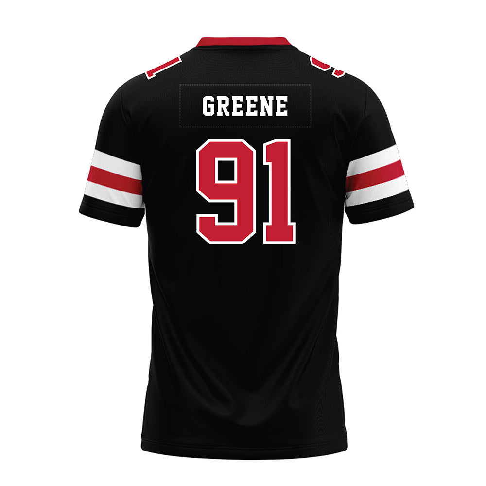 Georgia - NCAA Football : Justin Greene - Black Premium Football Jersey-1