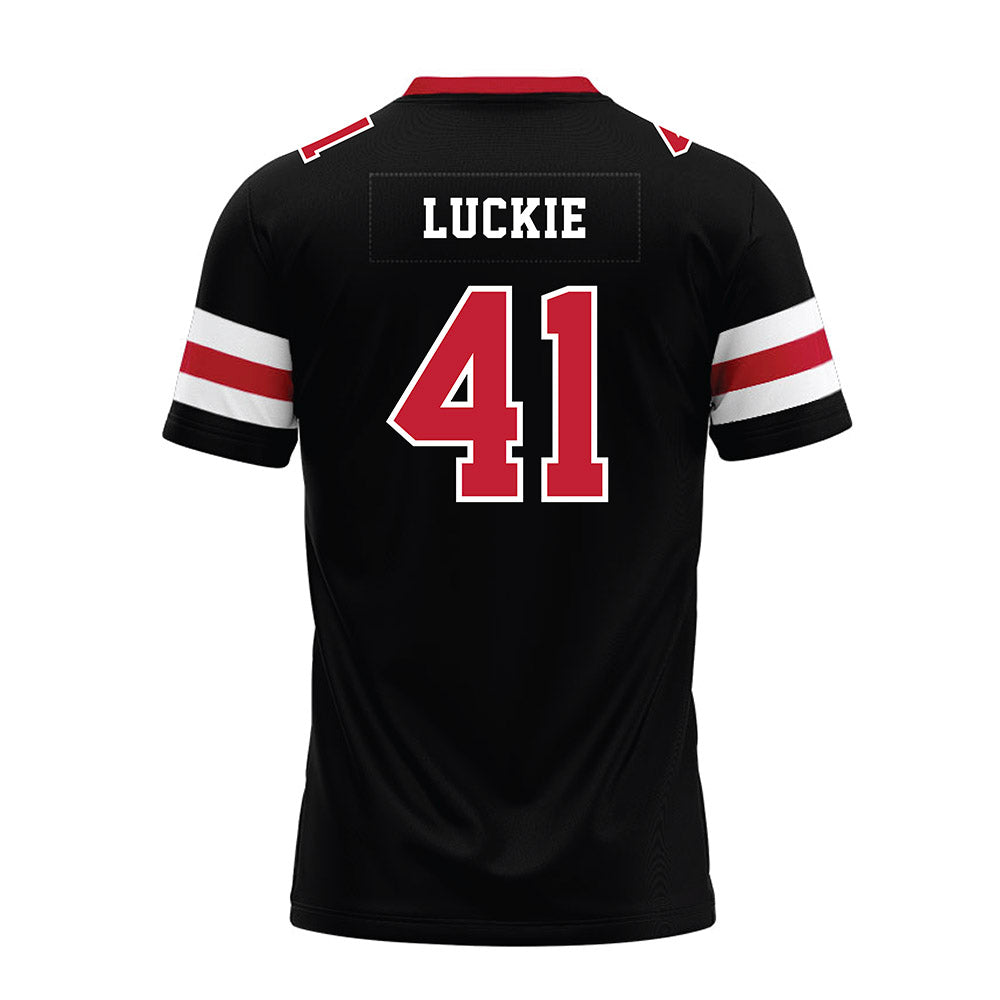 Georgia - NCAA Football : Carter Luckie - Black Premium Football Jersey-1
