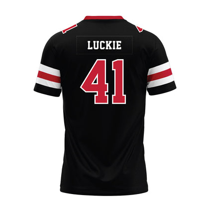 Georgia - NCAA Football : Carter Luckie - Black Premium Football Jersey-1
