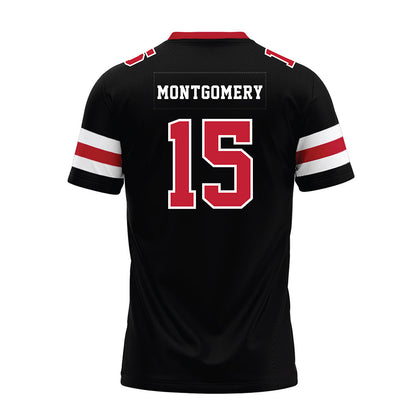 Georgia - NCAA Football : Ryan Montgomery - Black Premium Football Jersey-1
