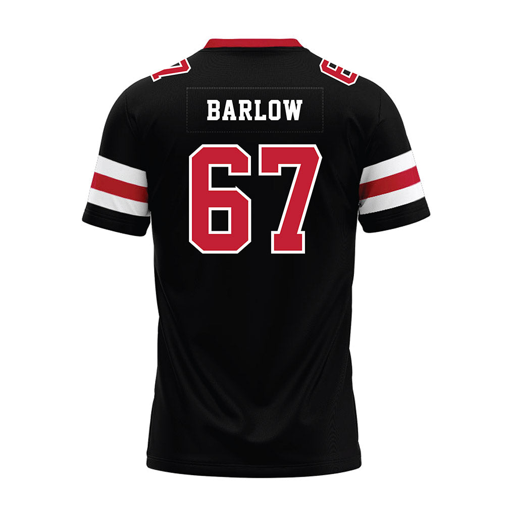 Georgia - NCAA Football : Clinton Barlow - Black Premium Football Jersey-1