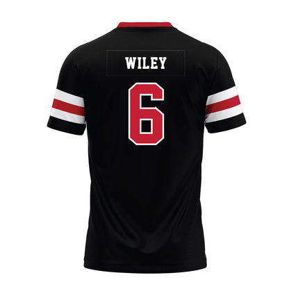 Georgia - NCAA Football : CJ Wiley - Black Premium Football Jersey-1