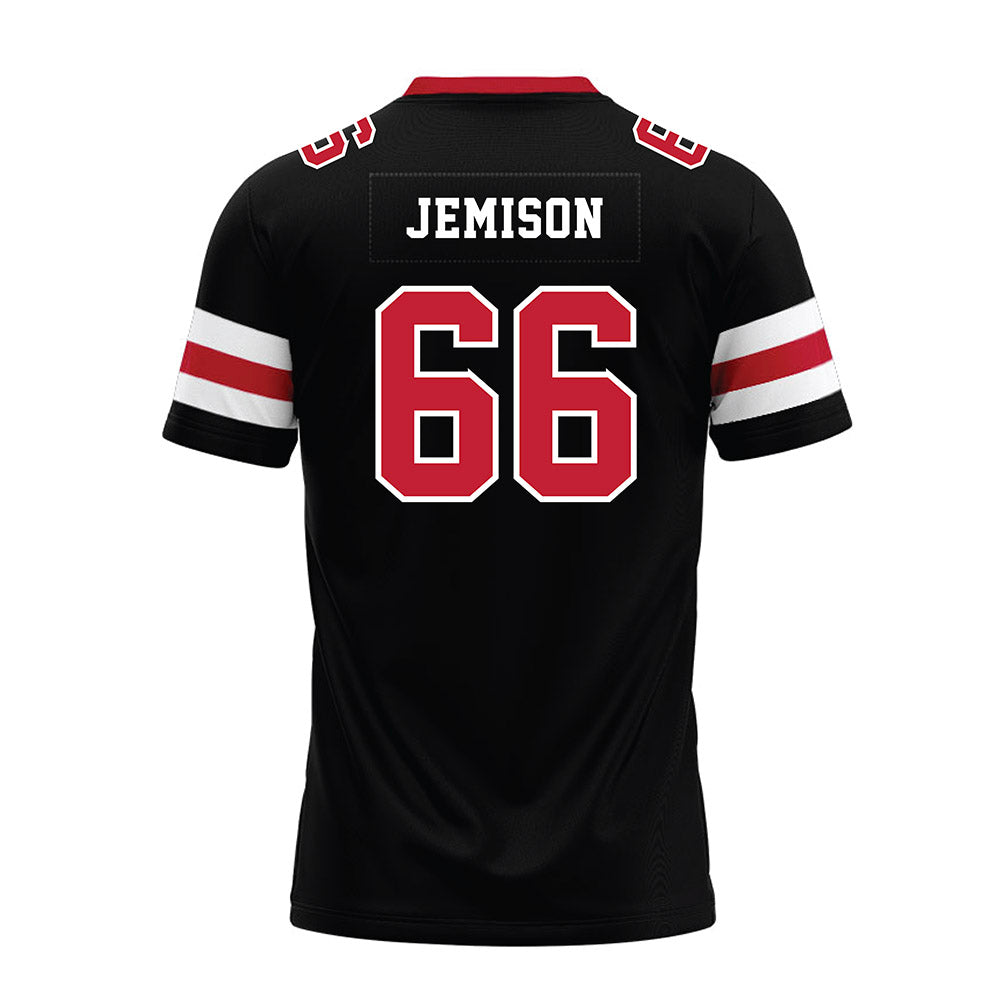 Georgia - NCAA Football : Tyreek Jemison - Black Premium Football Jersey-1