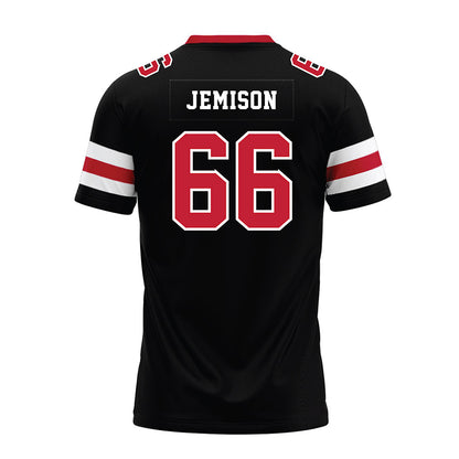 Georgia - NCAA Football : Tyreek Jemison - Black Premium Football Jersey-1