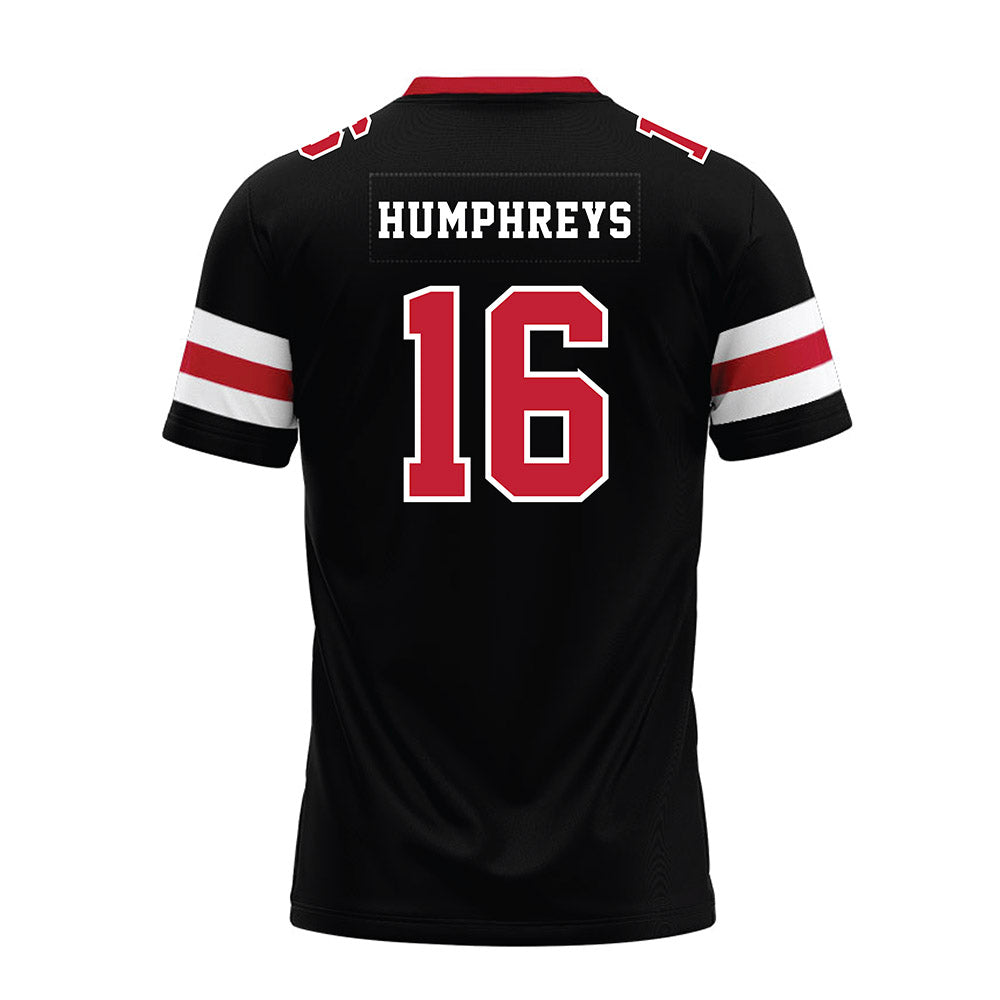 Georgia - NCAA Football : London Humphreys - Black Premium Football Jersey-1