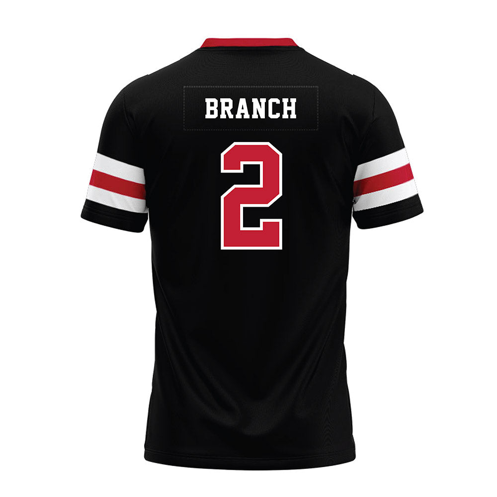 Georgia - NCAA Football : Zion Branch - Black Premium Football Jersey-1