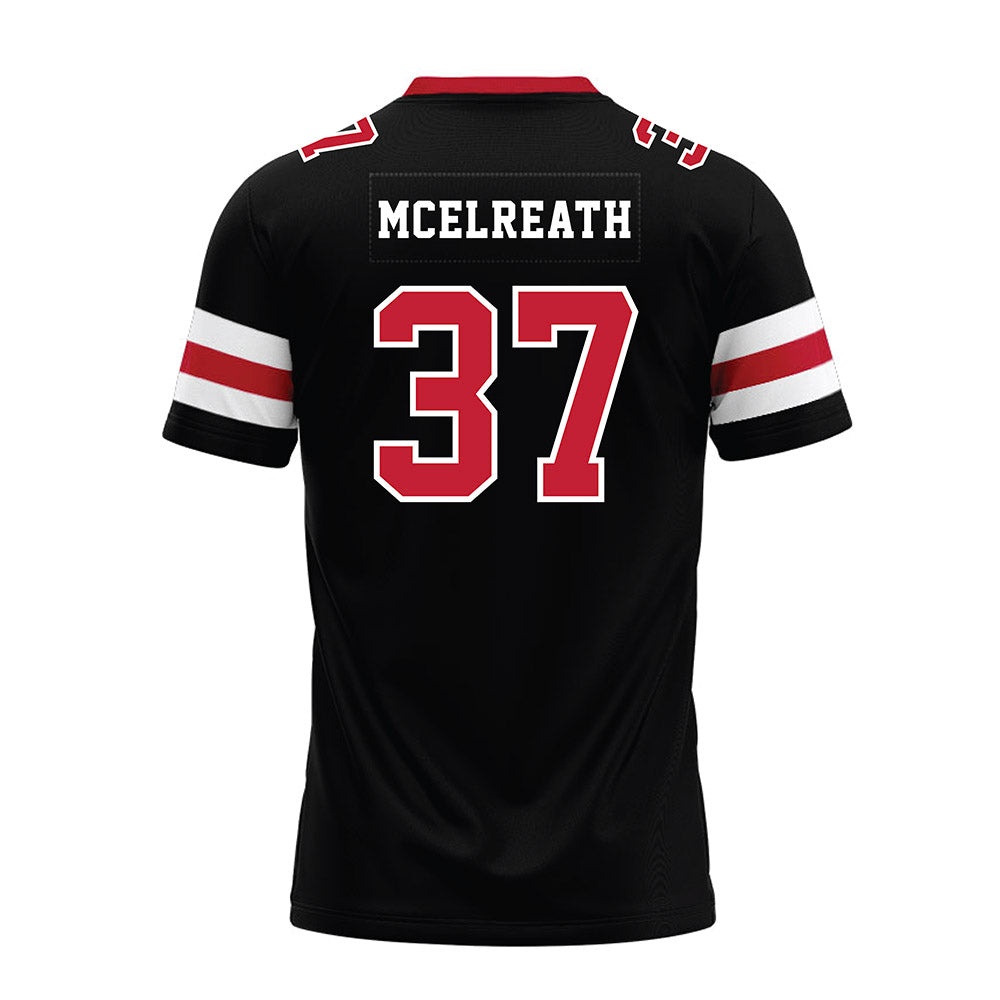 Georgia - NCAA Football : Benjamin McElreath - Black Premium Football Jersey-1
