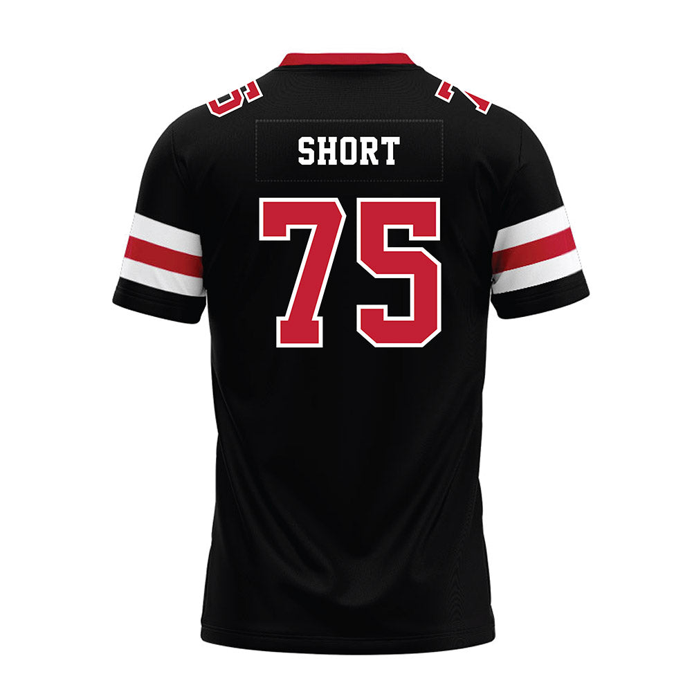 Georgia - NCAA Football : Mason Short - Black Premium Football Jersey-1