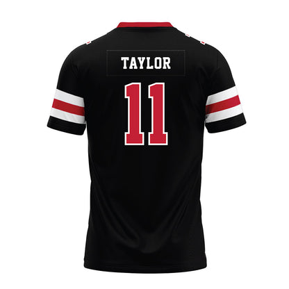 Georgia - NCAA Football : Talyn Taylor - Black Premium Football Jersey-1