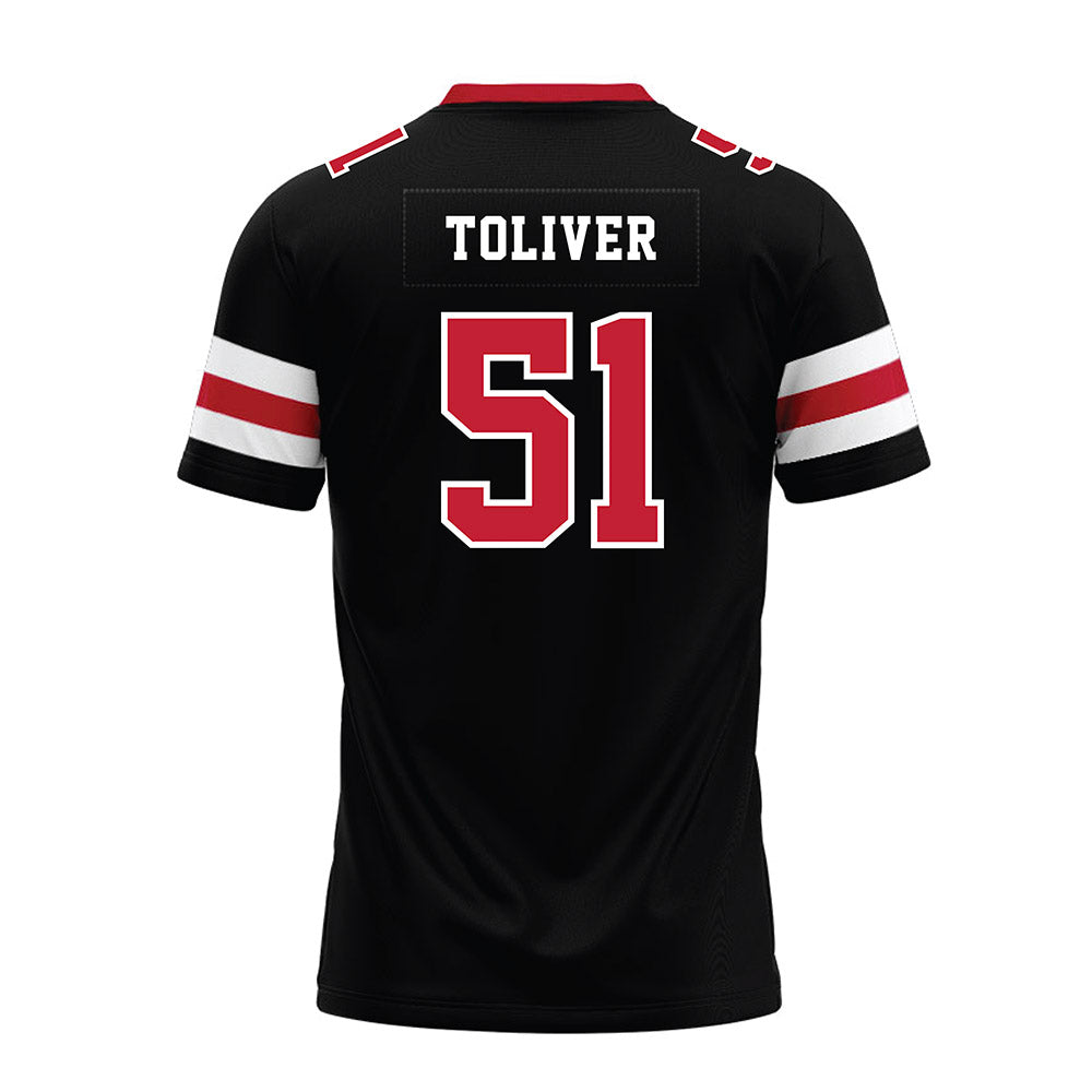 Georgia - NCAA Football : Malachi Toliver - Black Premium Football Jersey-1