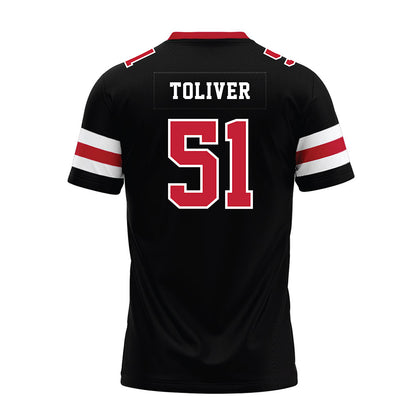 Georgia - NCAA Football : Malachi Toliver - Black Premium Football Jersey-1