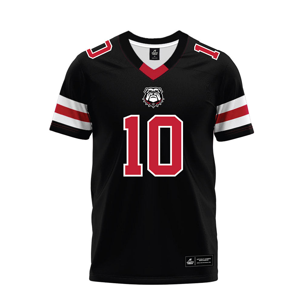 Georgia - NCAA Football : Elyiss Williams - Black Premium Football Jersey-0