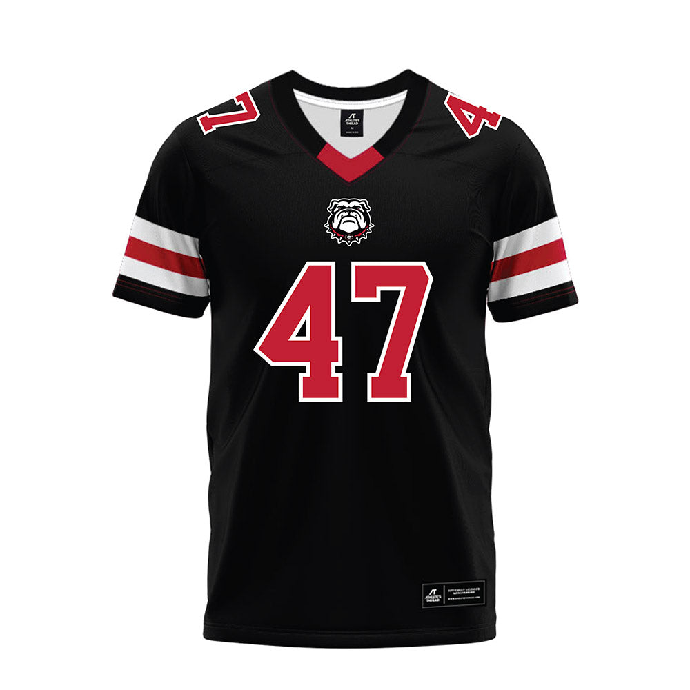 Georgia - NCAA Football : Will Taylor - Black Premium Football Jersey-0