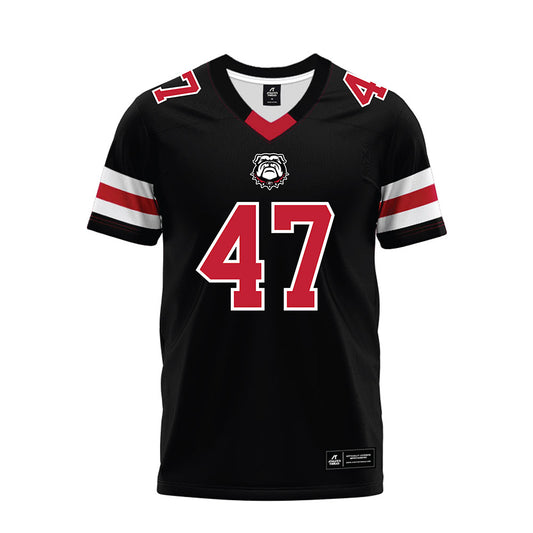 Georgia - NCAA Football : Will Taylor - Black Premium Football Jersey-0