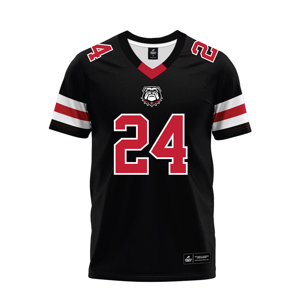 Georgia - NCAA Football : Braylon Conley - Black Premium Football Jersey-0