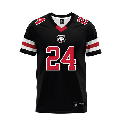 Georgia - NCAA Football : Braylon Conley - Black Premium Football Jersey-0