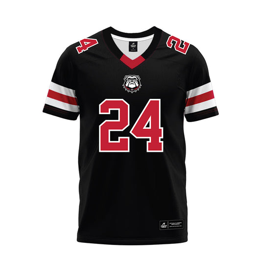 Georgia - NCAA Football : Braylon Conley - Black Premium Football Jersey-0