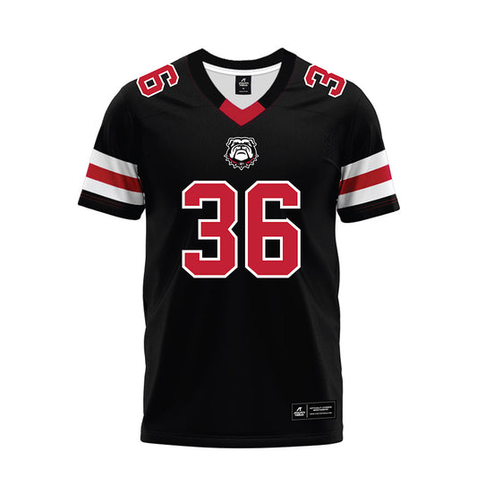 Georgia - NCAA Football : Jackson St. Clair - Black Premium Football Jersey-0
