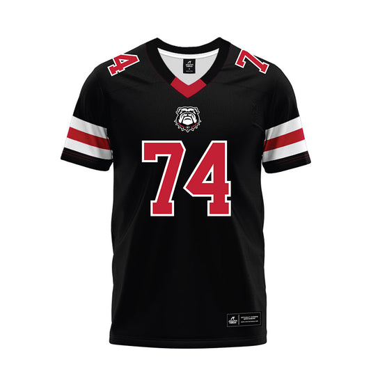 Georgia - NCAA Football : Drew Bobo - Black Premium Football Jersey-0
