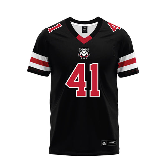 Georgia - NCAA Football : Carter Luckie - Black Premium Football Jersey-0