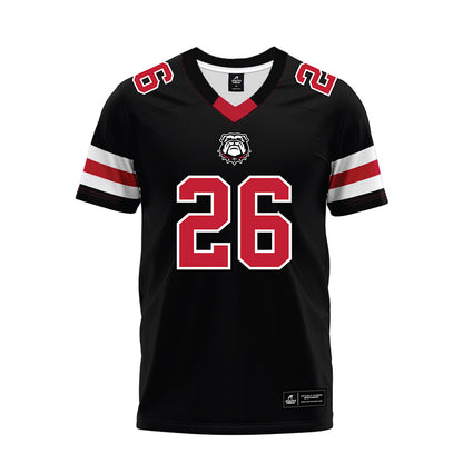 Georgia - NCAA Football : Daniel Okonkwo - Black Premium Football Jersey-0