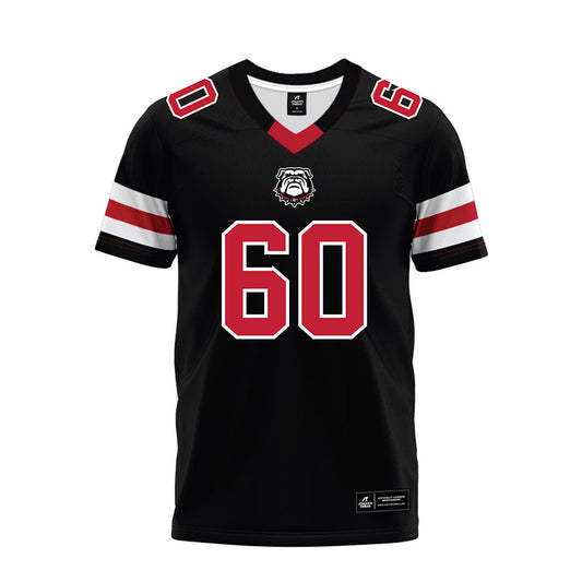Georgia - NCAA Football : Henry Peagler - Black Premium Football Jersey-0
