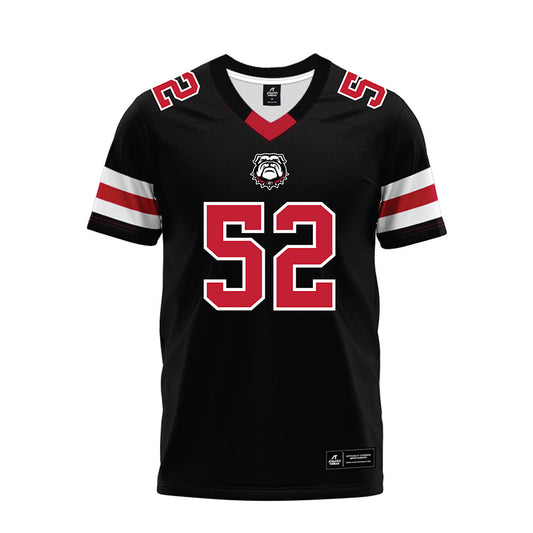 Georgia - NCAA Football : Michael Uini - Black Premium Football Jersey-0