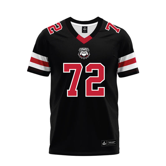 Georgia - NCAA Football : Ekene Ogboko - Black Premium Football Jersey-0