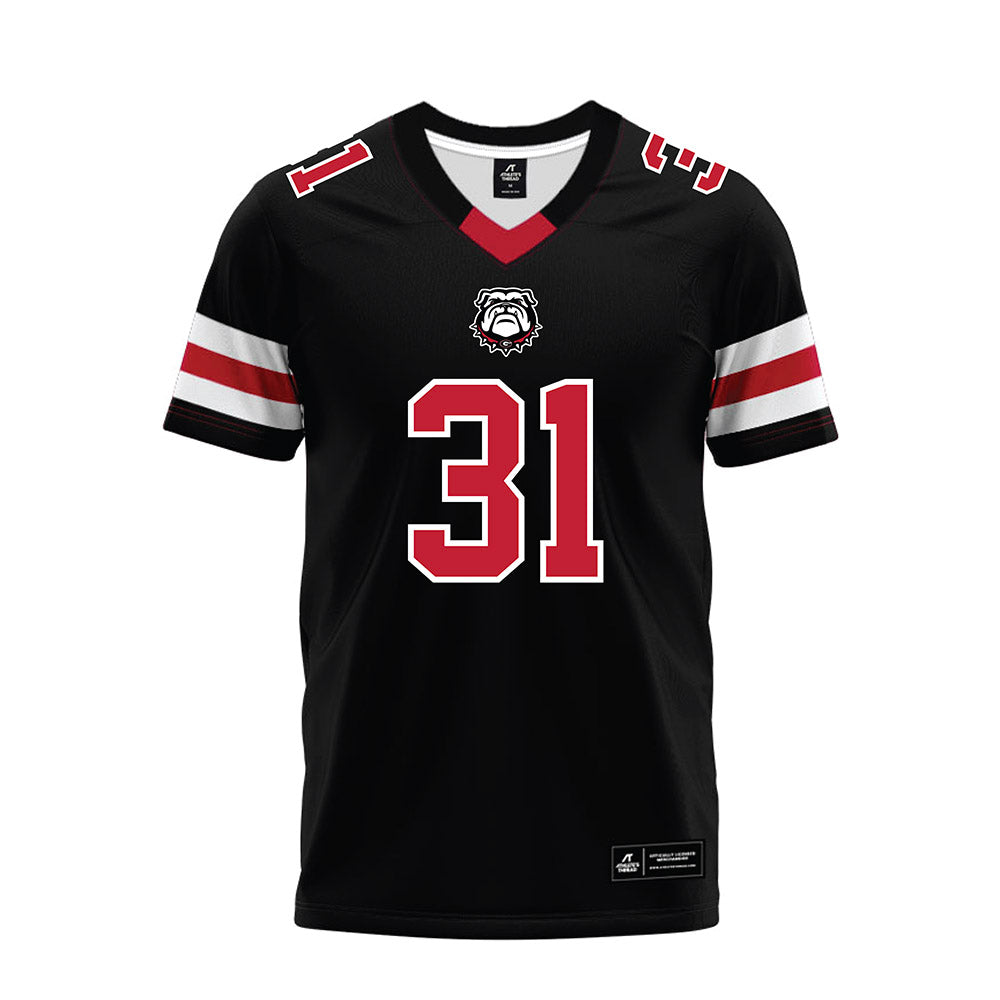 Georgia - NCAA Football : Kyron Jones - Black Premium Football Jersey-0
