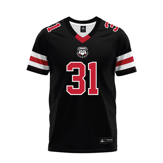 Georgia - NCAA Football : Kyron Jones - Black Premium Football Jersey-0