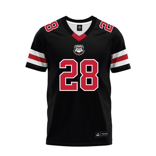 Georgia - NCAA Football : Walter Blanchard - Black Premium Football Jersey-0