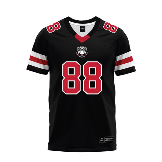 Georgia - NCAA Football : Thomas Blackshear - Black Premium Football Jersey-0
