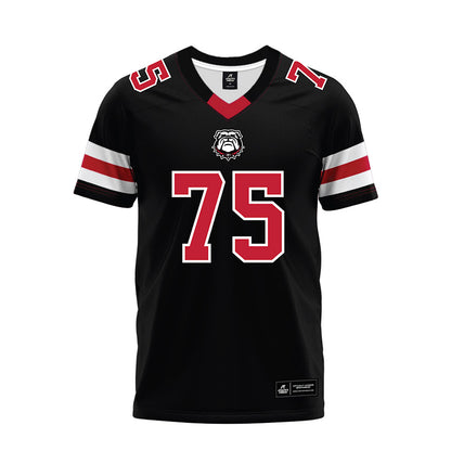 Georgia - NCAA Football : Daniel Calhoun - Black Premium Football Jersey-0