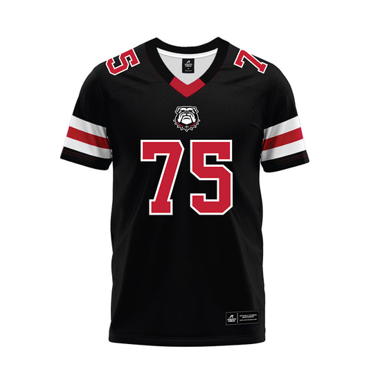 Georgia - NCAA Football : Daniel Calhoun - Black Premium Football Jersey-0