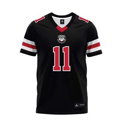 Georgia - NCAA Football : Talyn Taylor - Black Premium Football Jersey-0