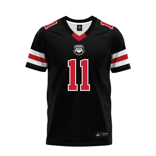 Georgia - NCAA Football : Talyn Taylor - Black Premium Football Jersey-0