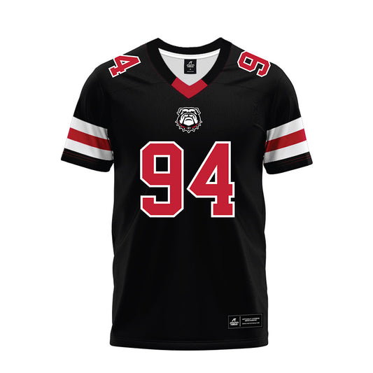 Georgia - NCAA Football : Xzavier McLeod - Black Premium Football Jersey-0