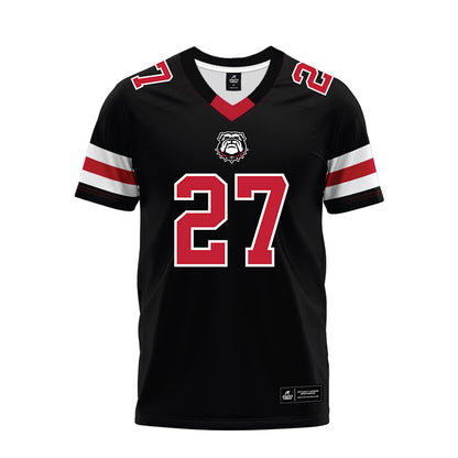 Georgia - NCAA Football : Blake Stewart - Black Premium Football Jersey-0