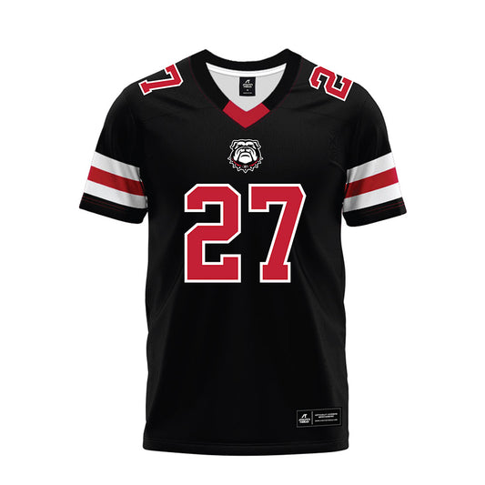 Georgia - NCAA Football : Blake Stewart - Black Premium Football Jersey-0