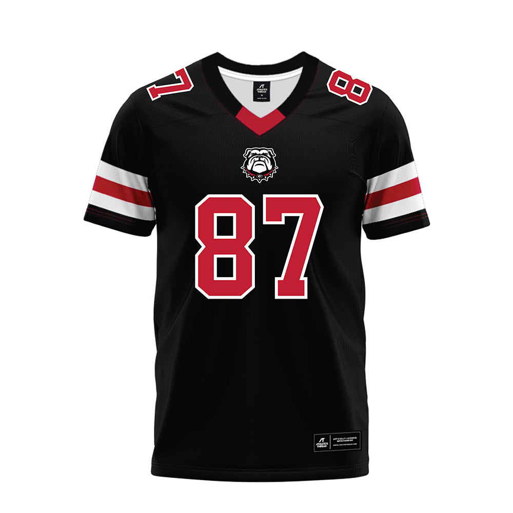 Georgia - NCAA Football : Lincoln Keyes - Black Premium Football Jersey-0