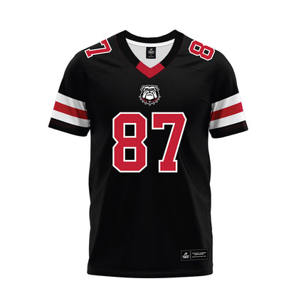 Georgia - NCAA Football : Lincoln Keyes - Black Premium Football Jersey-0