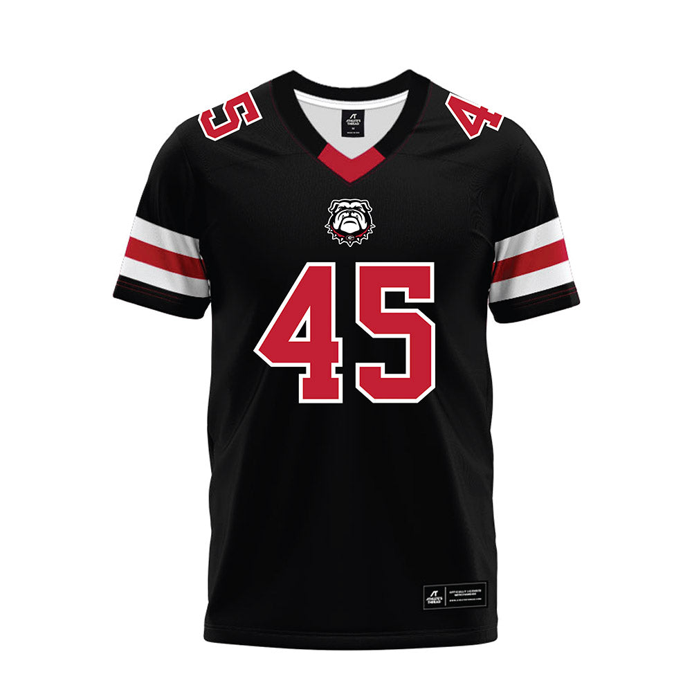 Georgia - NCAA Football : Terrence Penick Jr - Black Premium Football Jersey-0