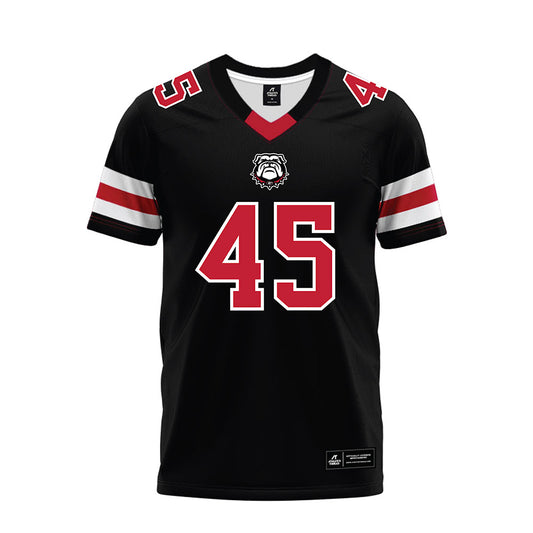 Georgia - NCAA Football : Terrence Penick Jr - Black Premium Football Jersey-0