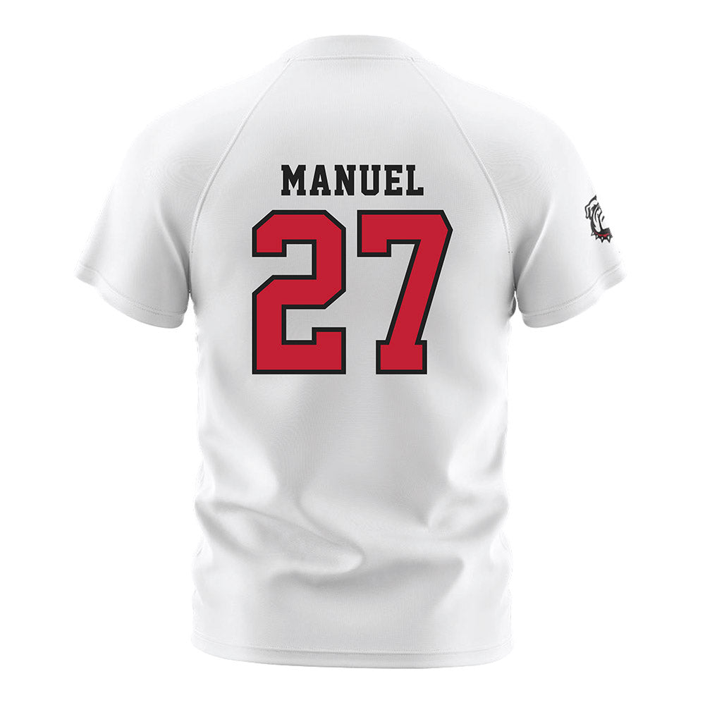 Georgia - NCAA Women's Soccer : Lola Manuel - White Soccer Jersey-1