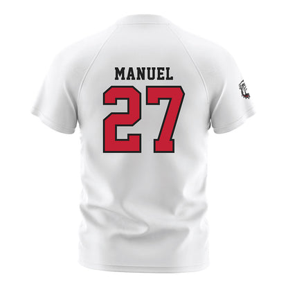 Georgia - NCAA Women's Soccer : Lola Manuel - White Soccer Jersey-1