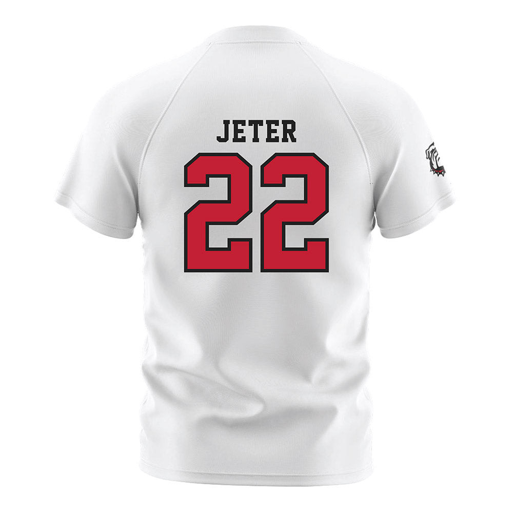 Georgia - NCAA Women's Soccer : Kieryn Jeter - White Soccer Jersey-1
