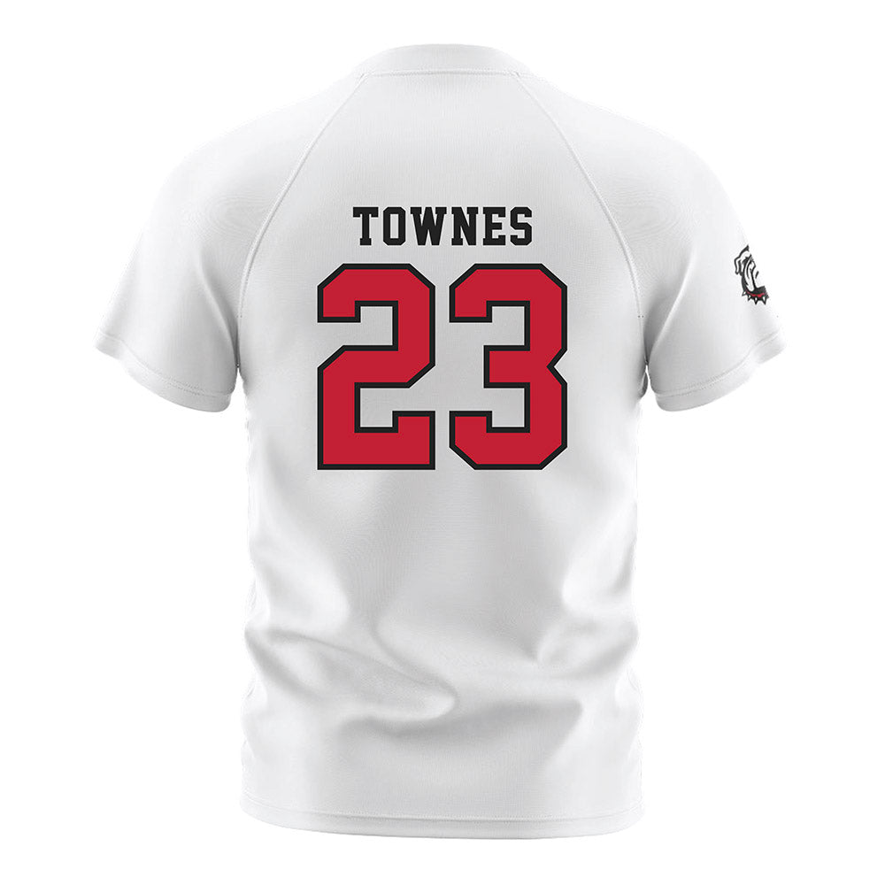 Georgia - NCAA Women's Soccer : Mya Townes - White Soccer Jersey-1